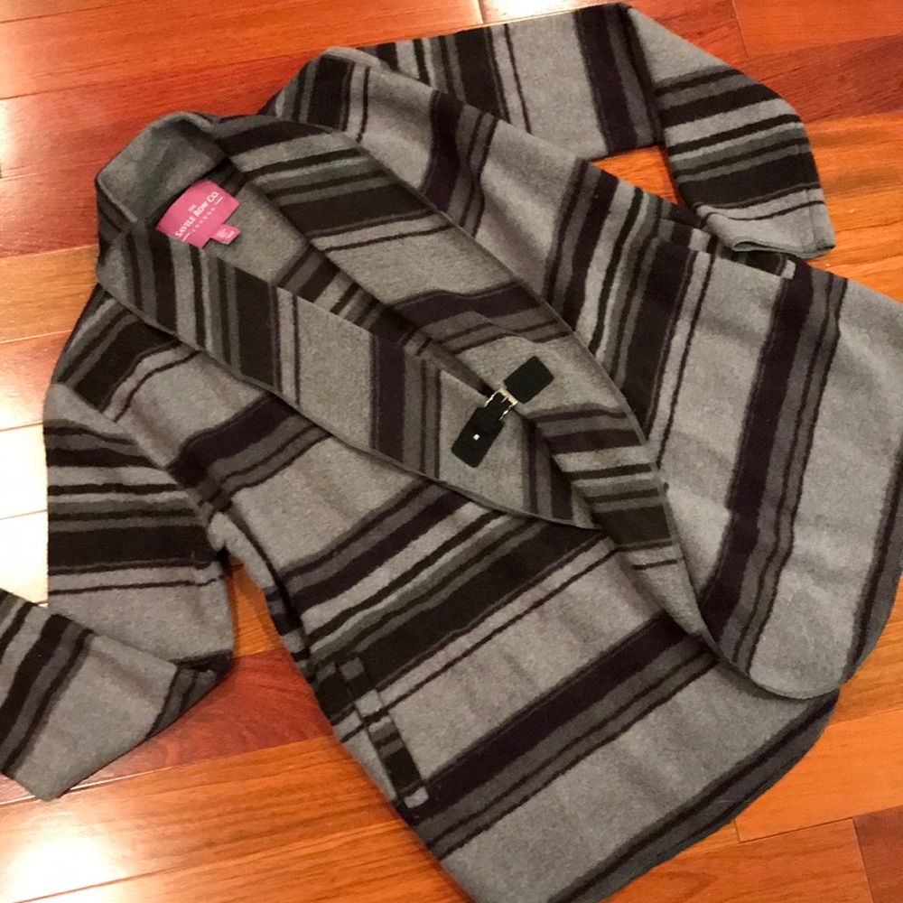 Striped wool jacket/cardigan